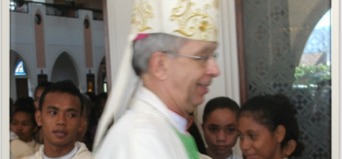 Núnsiu Apostóliku D. Joseph Marino halo vizita dahuluk iha Timor-Leste
